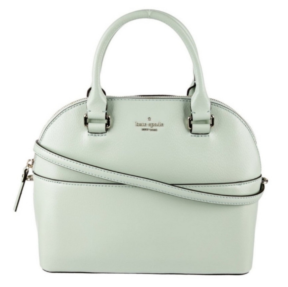 KATE SPADE New York Leather Dome Top Handle Bag Lt Mint Green NEW NWT Great Buy!